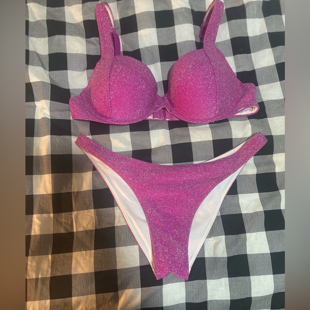 Victoria's Secret Pink Bikini Shimmer Classic
